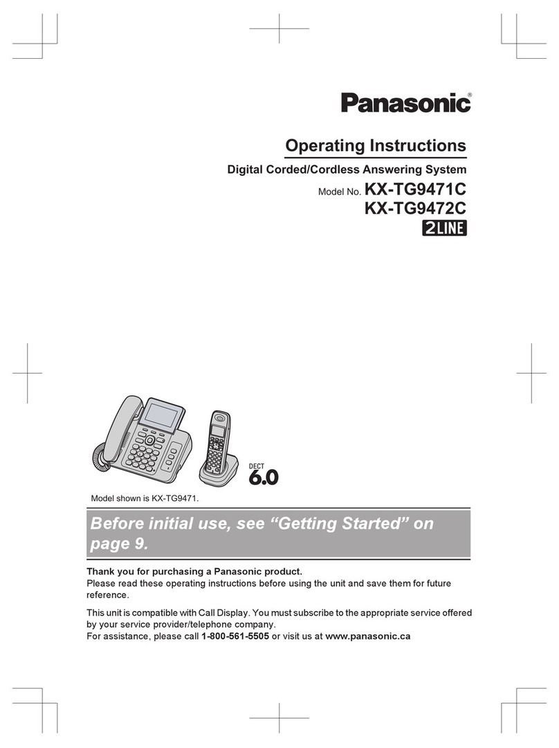 Panasonic KX-TG9471C User manual