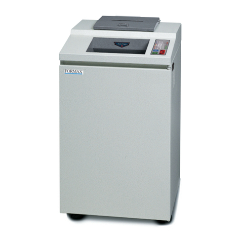 Formax FD 8702CC User manual