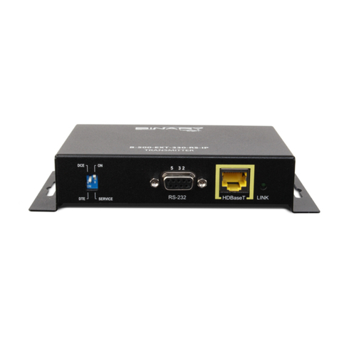 Binary B-500-EXT-330-RS-IP owner's manual