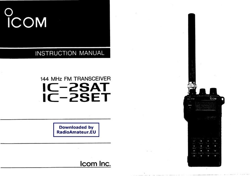 Icom IC-2SAT User manual