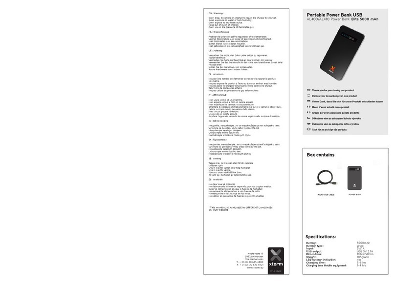 xtorm AL400 quick start