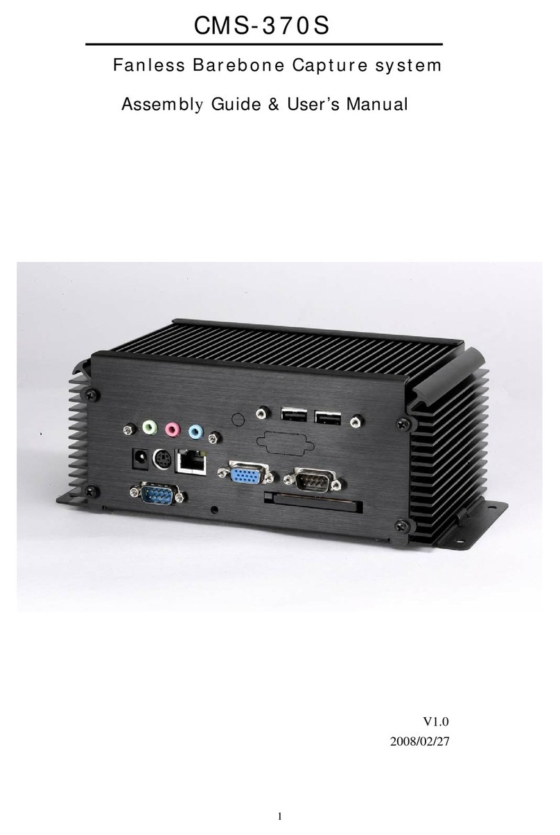Commell CMS-370S Assembly guide & user's manual
