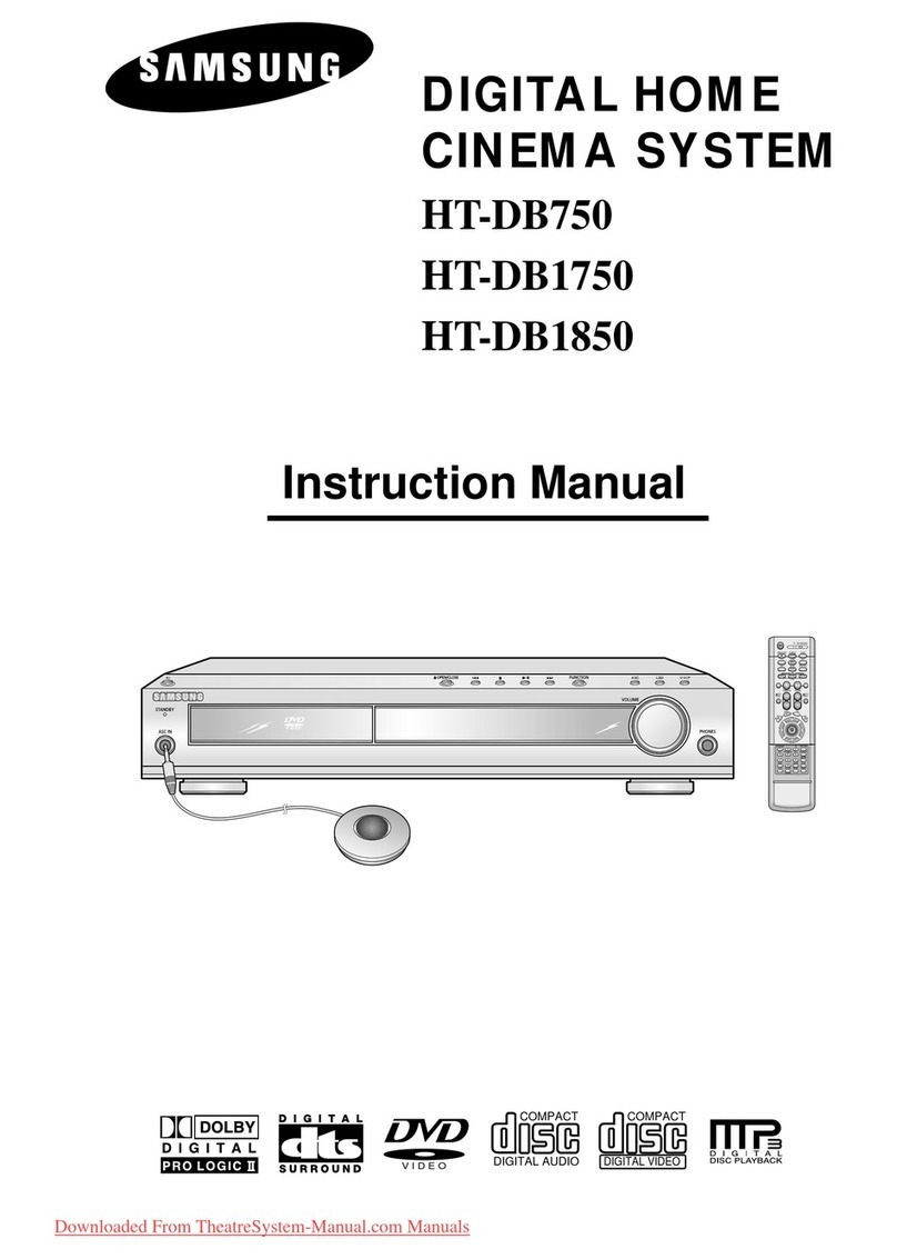 Samsung HT-DB750 instruction manual