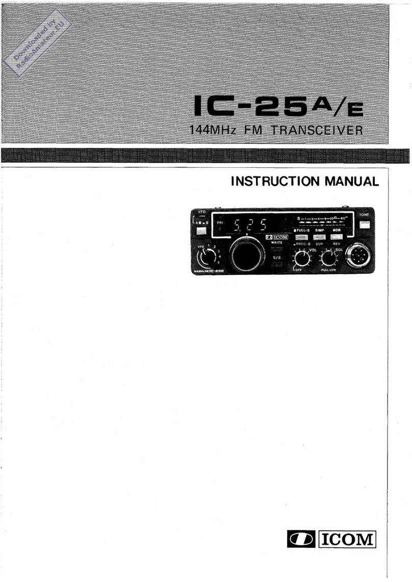 Icom IC-25A instruction manual