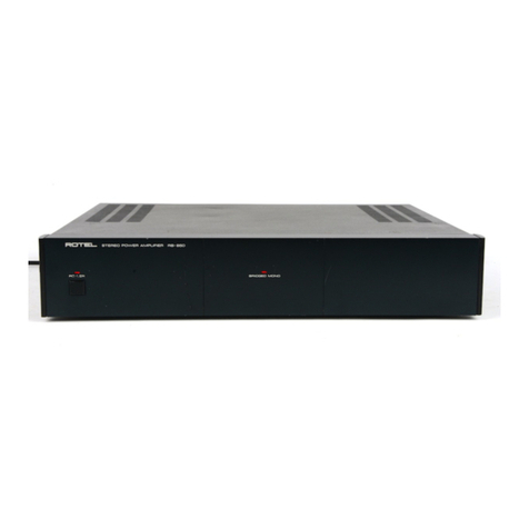 Rotel RC-850 User manual