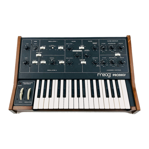 Moog Prodigy User manual Moog Prodigy User manual