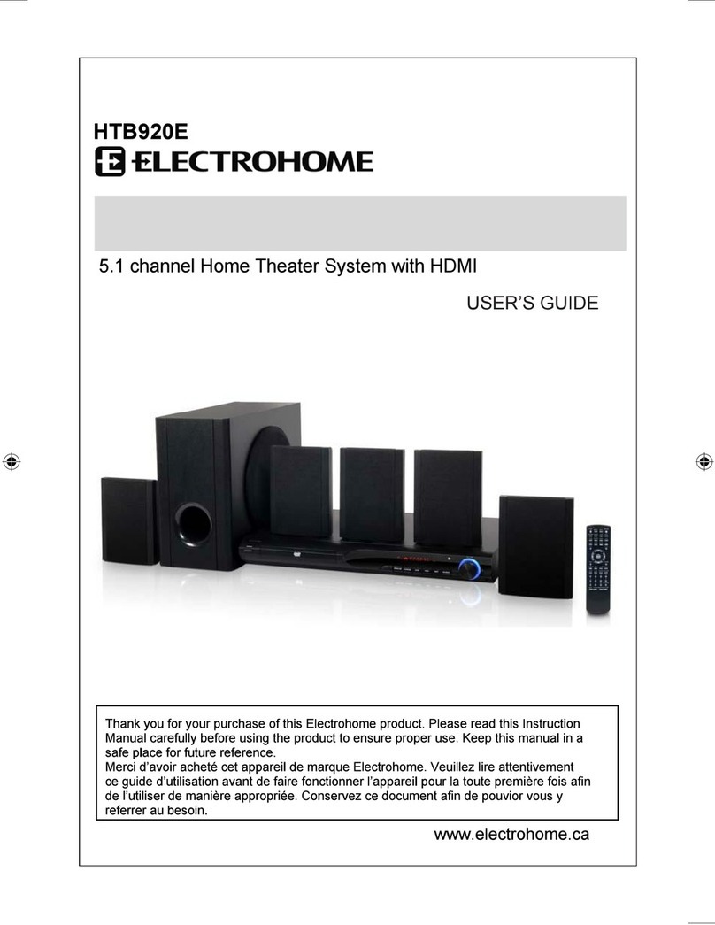 Electrohome HTB920E user guide