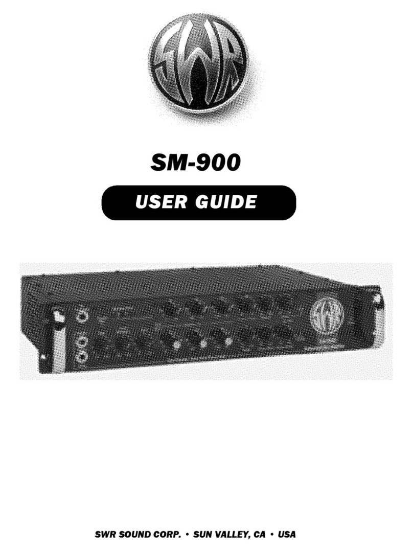 SWR SM-900 User manual