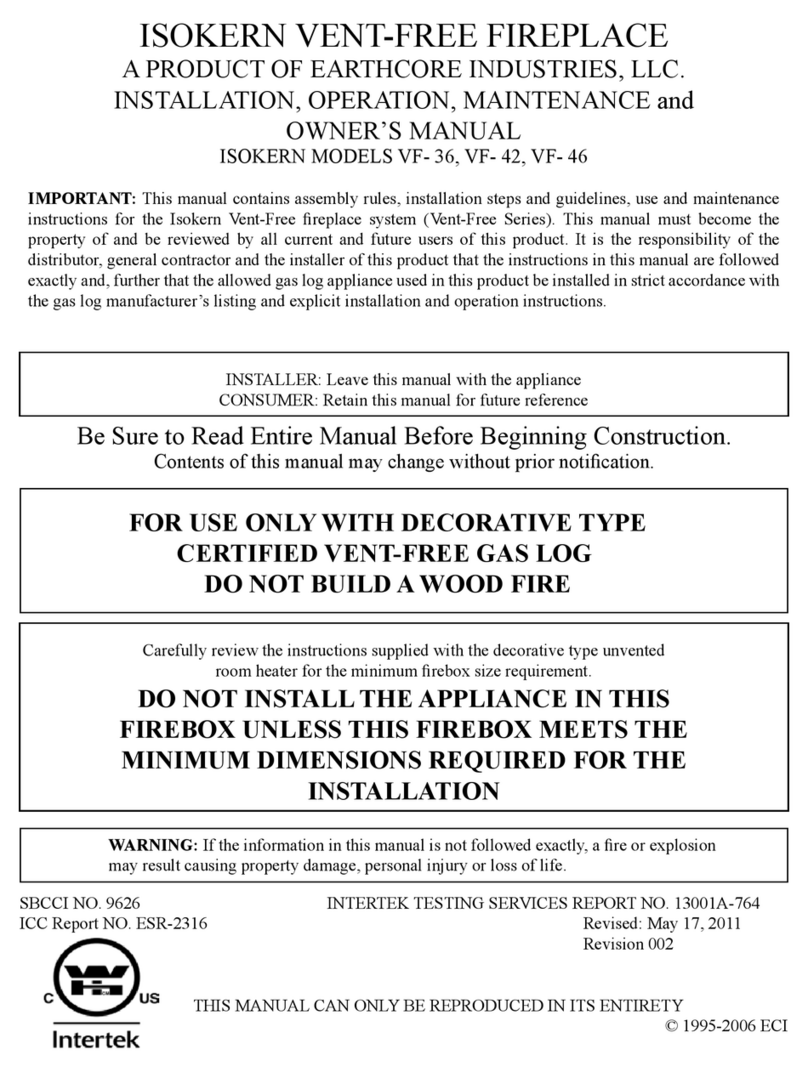 Isokern VF-46 Owner's manual
