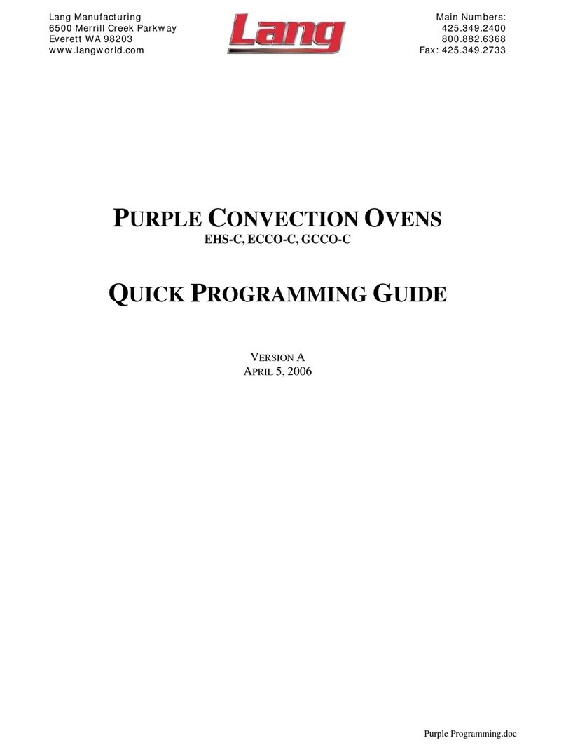 Lang ECCO-C Quick programming guide