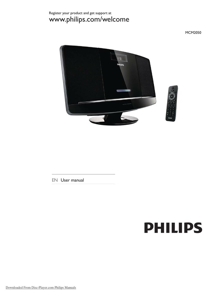 Philips MCM2050 User manual