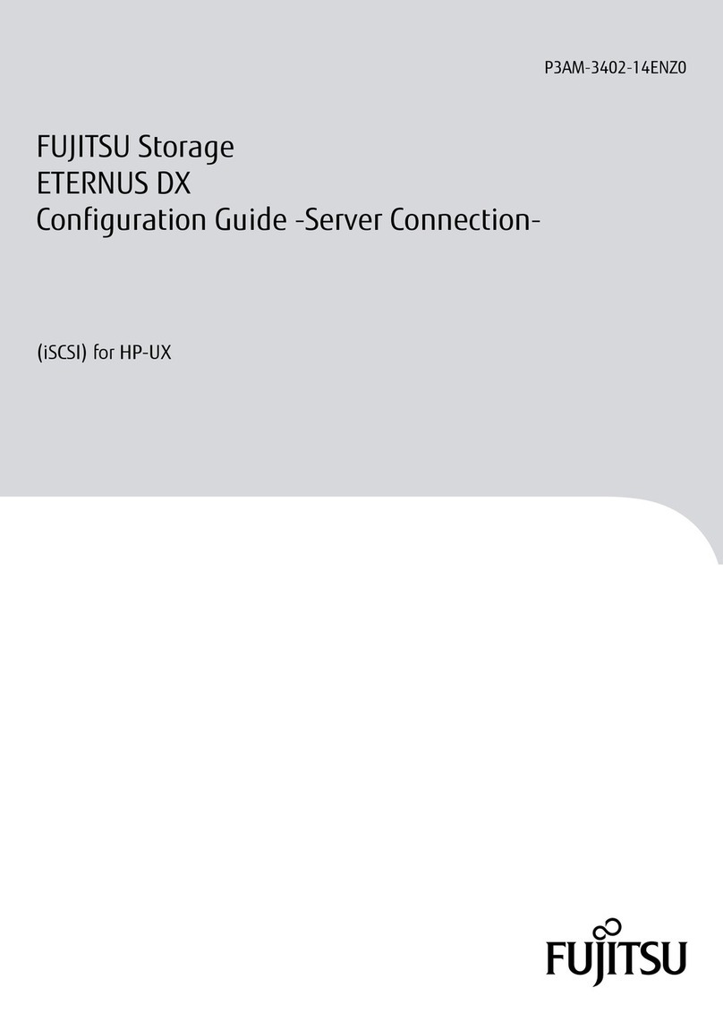 Fujitsu ETERNUS DX Disk User manual