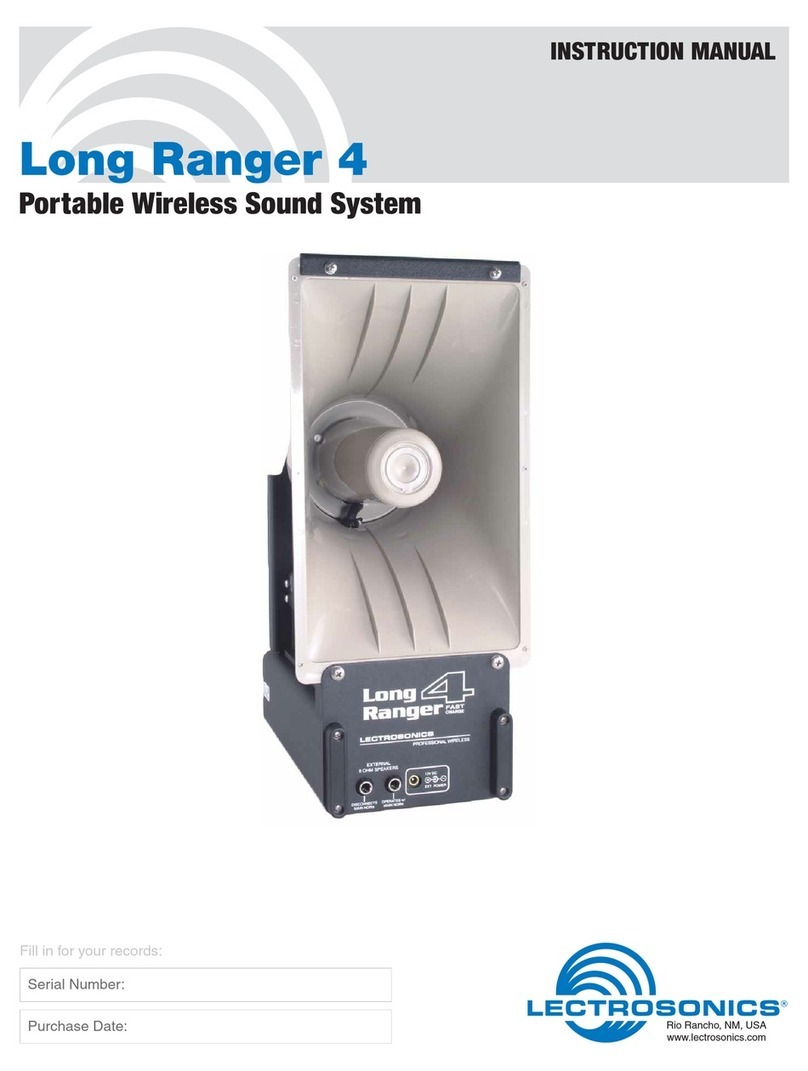Lectrosonics Long Ranger 4 instruction manual