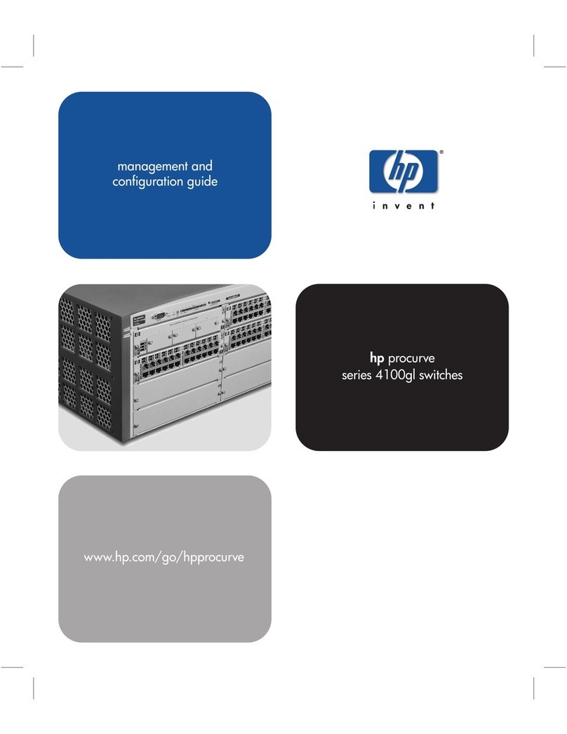 HP Procurve Series 4100GL Management and configuration guide