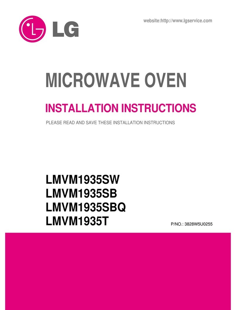 LG LMVM1935SW User manual