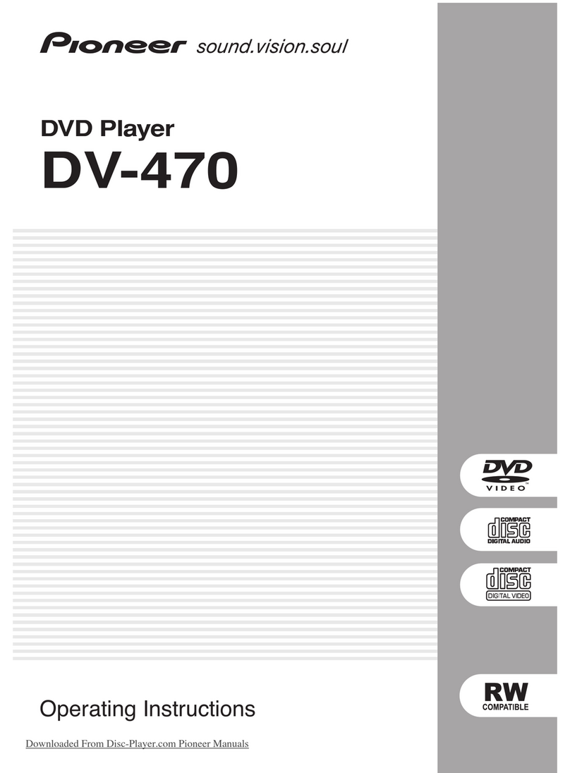 Pioneer DV-470 User manual