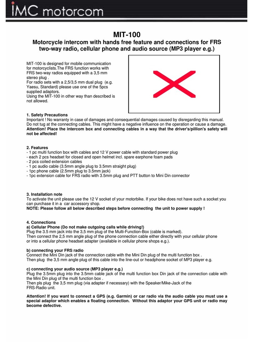 IMC MIT-100 user guide