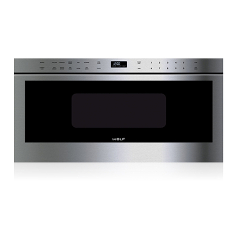 Wolf Drawer Microwave Oven User manual