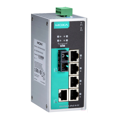 Moxa Technologies EtherDevice EDS-P206A-4PoE Series Manual