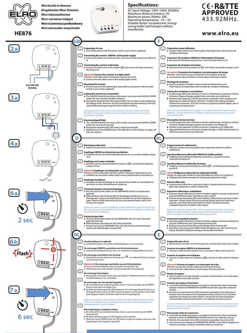 ELRO HE876 Setup guide