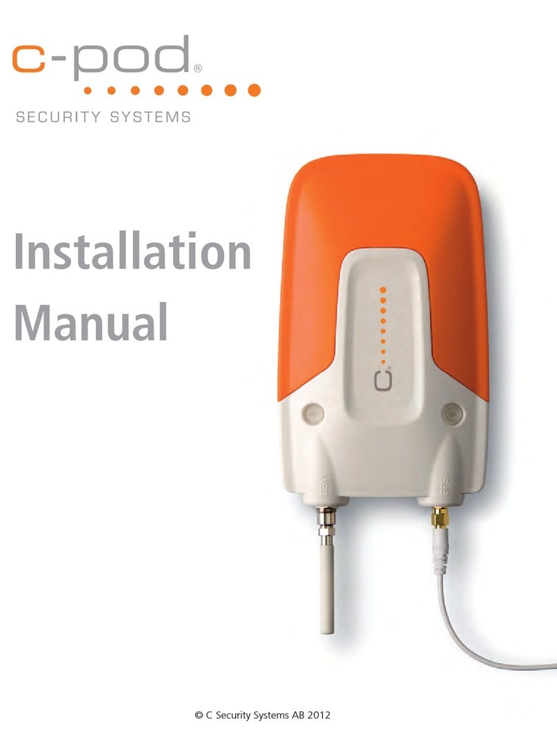 C Security Systems c-pod installation manual