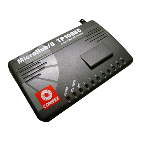 Compex MicroHub /6 TP1006C User manual