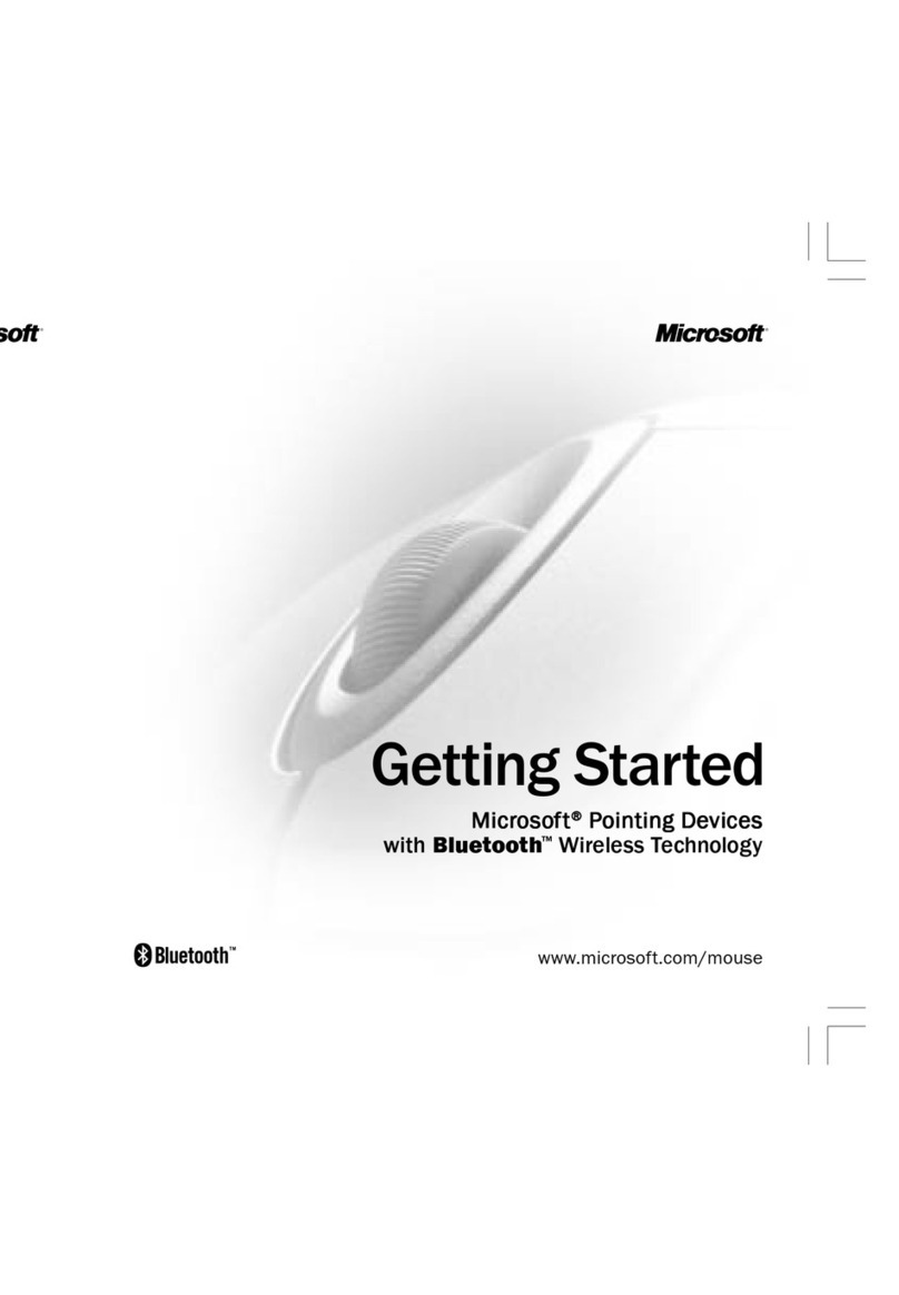 Microsoft Pointing Device with Bluetooth Wireless... User manual