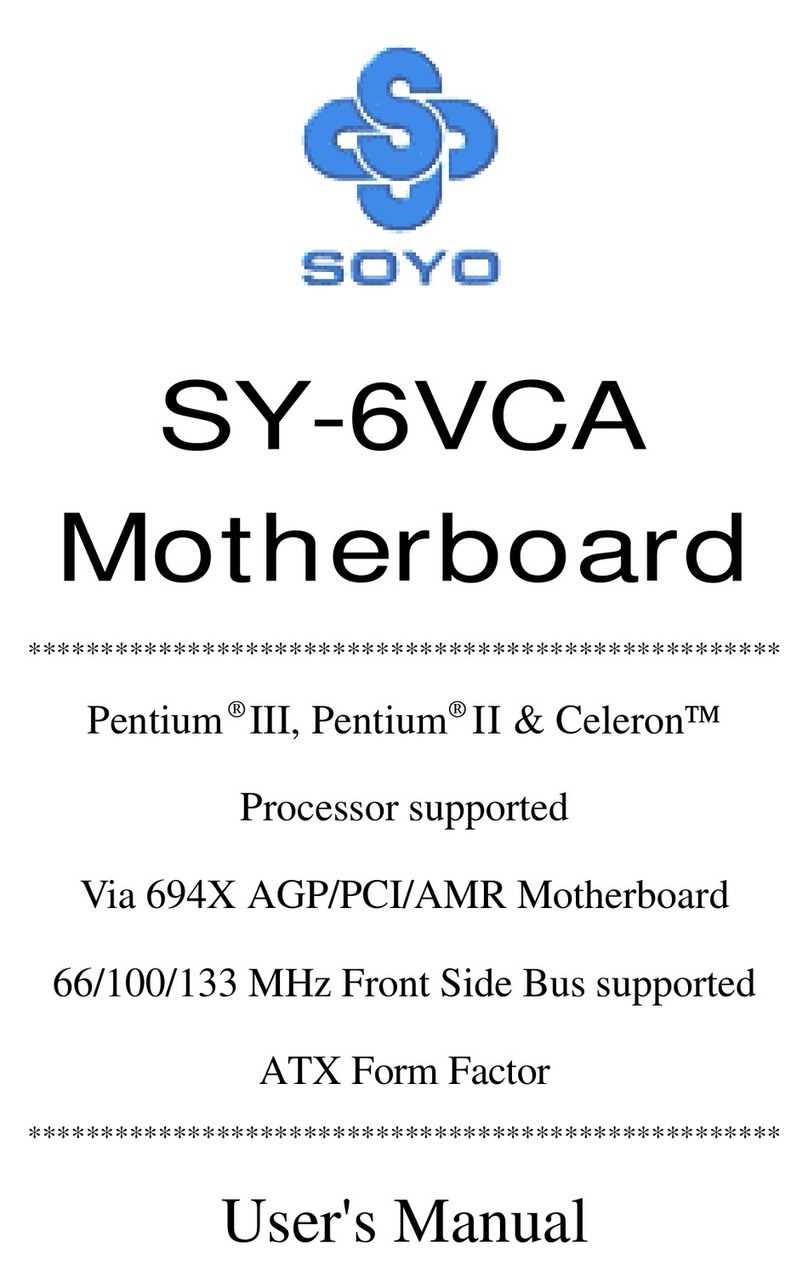 SOYO SY-6VCA User manual