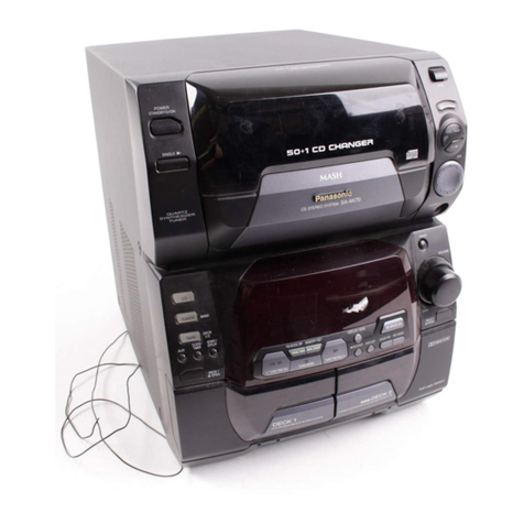 Panasonic SAAK70 - MINI HES W/CD-P User manual