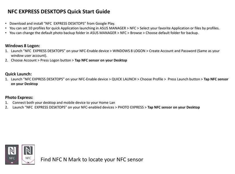 Asus NFC EXPRESS DESKTOPS User manual Asus NFC EXPRESS DESKTOPS User manual