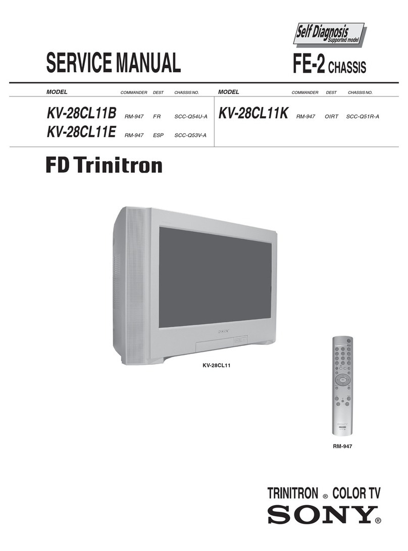 Sony FD Trinitron KV-28CL11B User manual