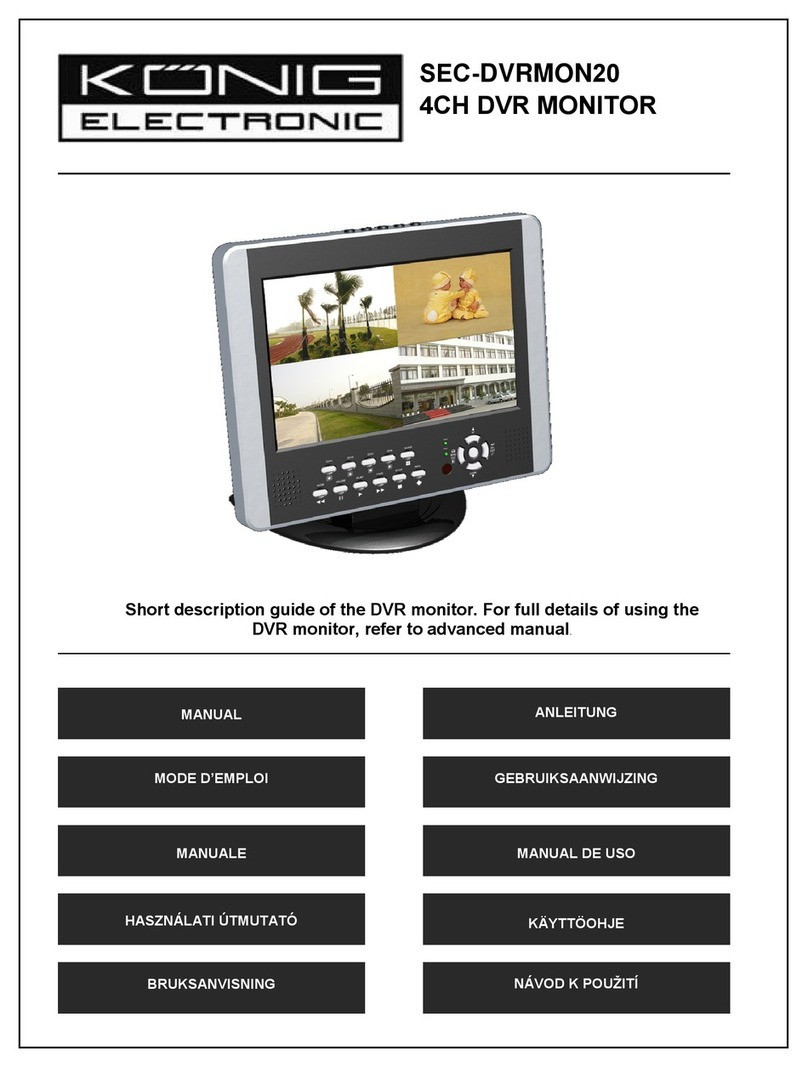 Konig SEC-DVRMON20 User manual