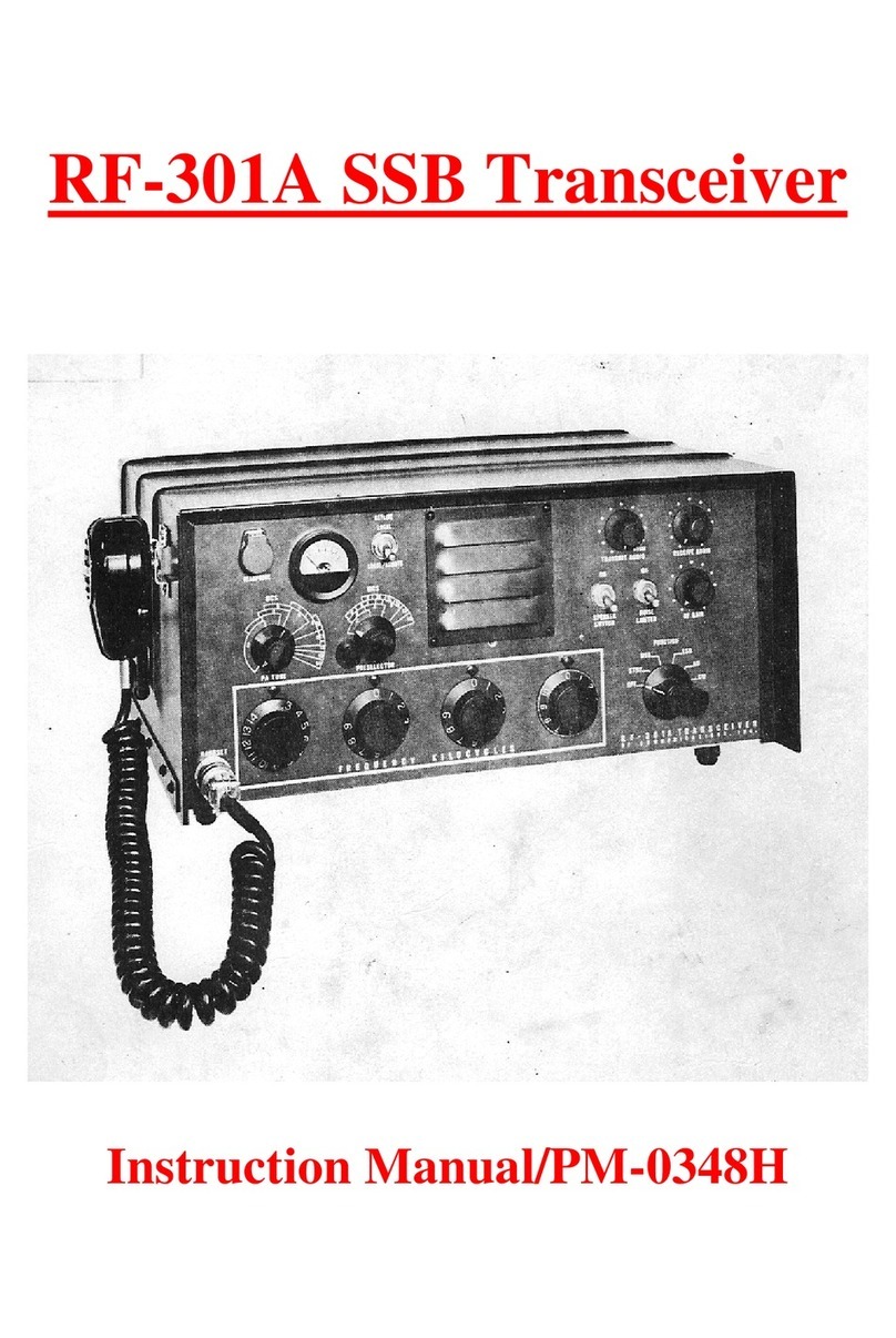RF Communications RF-301A instruction manual