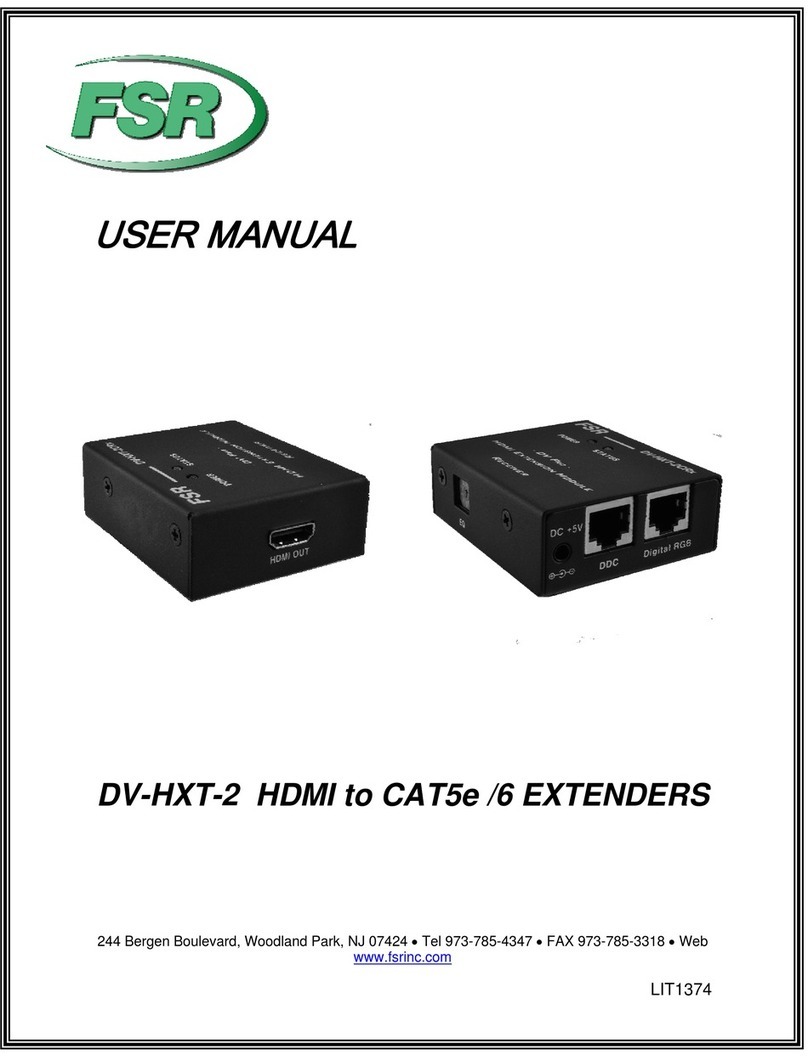 FSR DV-HXT-2 user manual