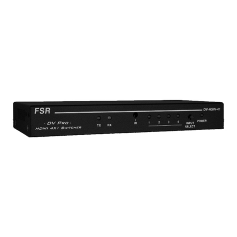 FSR DV-HSW-41 user manual
