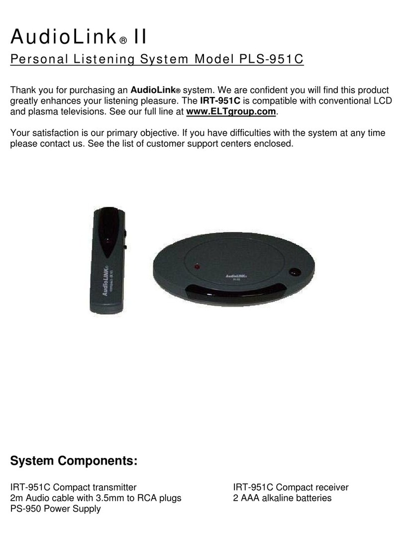 ELT Group AudioLink II IRT-951C user guide