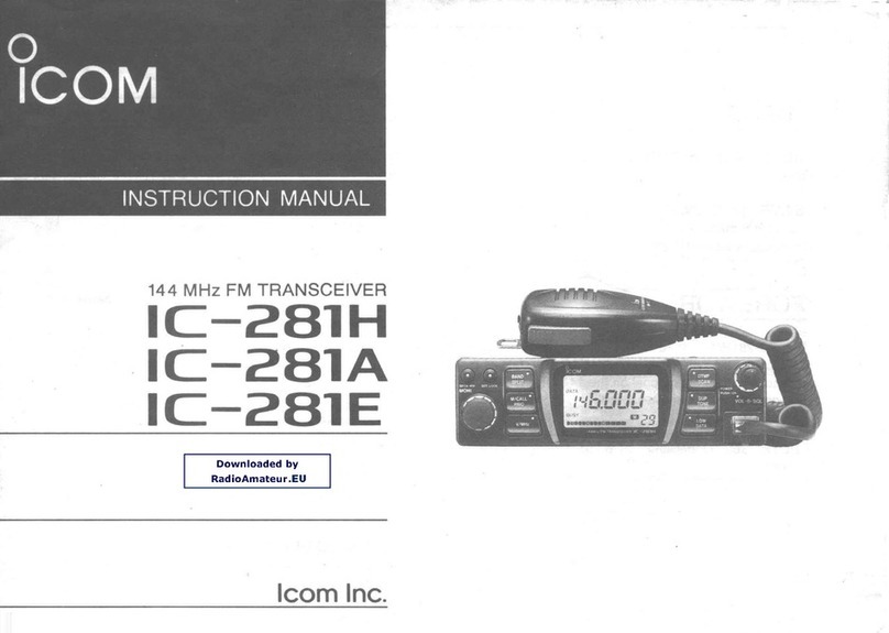 Icom IC-281H User manual Icom IC-281H User manual