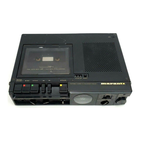Marantz PMD201 User manual