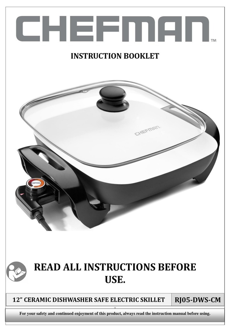 Chefman RJ05-DWS-CM Instruction booklet