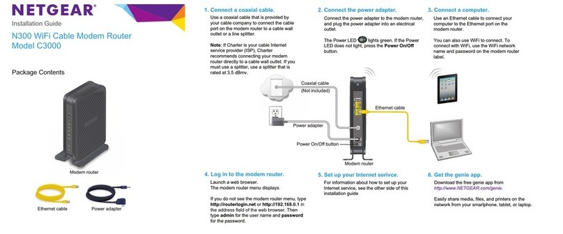 NETGEAR C3000 installation guide