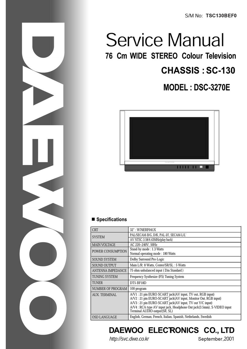 Daewoo DSC-3270E User manual