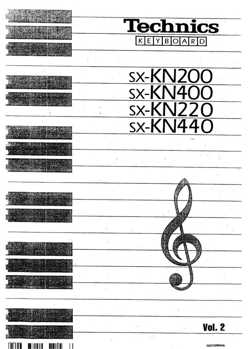 Technics SX-KN200 user manual