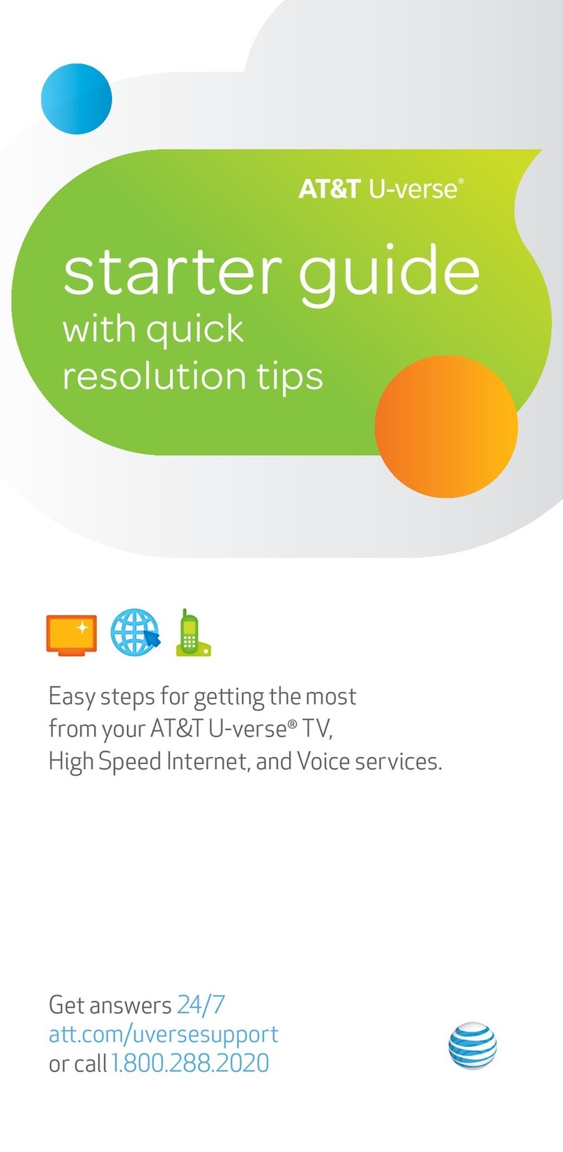AT&T U-verse TV Starter Guide
