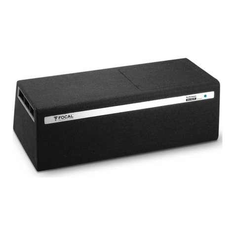 Focal PERFORMANCEEXPERT DSA 500 RT User manual