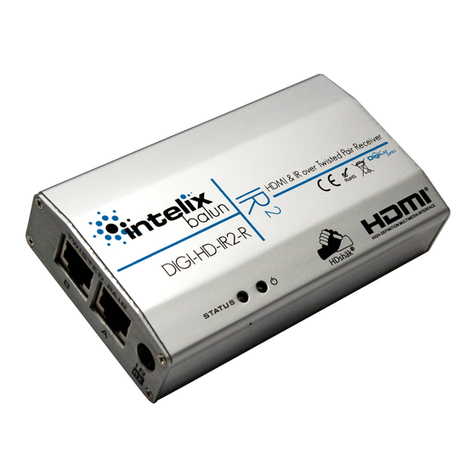 Intelix DIGI-HD-IR2 User manual