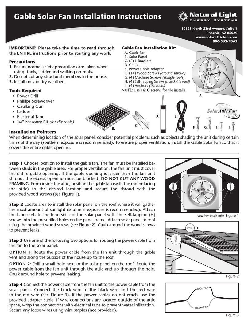 SolarAttic Gable installation instructions