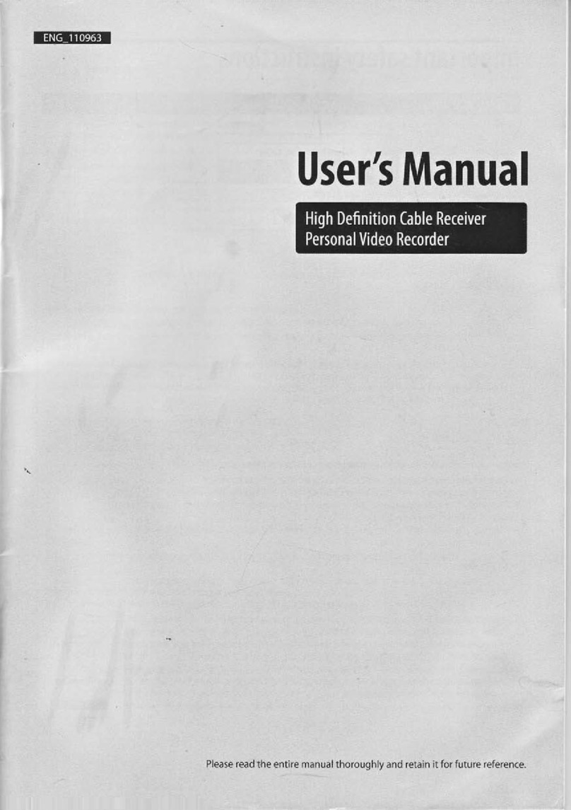 Kaon personal video recorder User manual