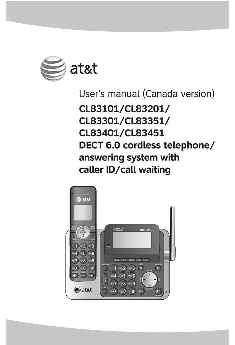 AT&T CL83101 User manual