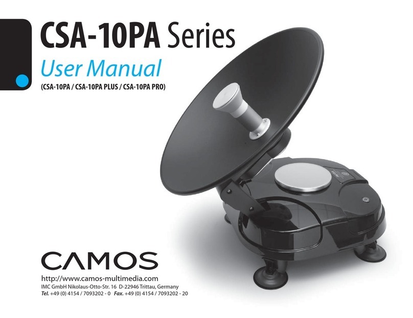 Camos CSA-10PA user manual