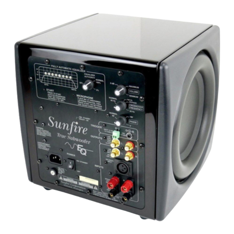 Sunfire True Subwoofer User manual